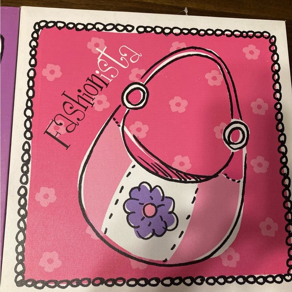 Girls canvas wall art - Picture 3 of 3